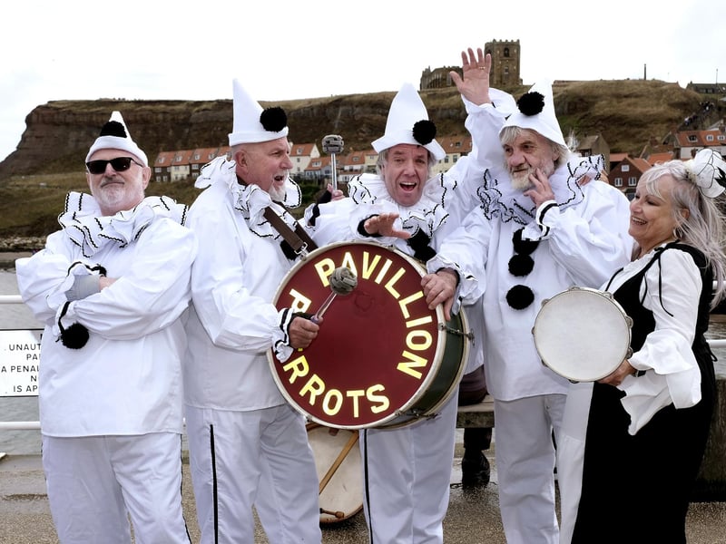 The Pavillion Pierrots get ready to perform.
picture: Richard Ponter, 224744n