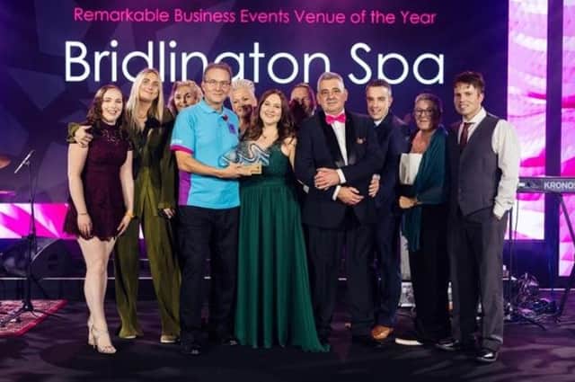 Bridlington Spa won the 'Remarkable Business Events Venue of the Year' award. Photo courtesy of Tom Arran.
