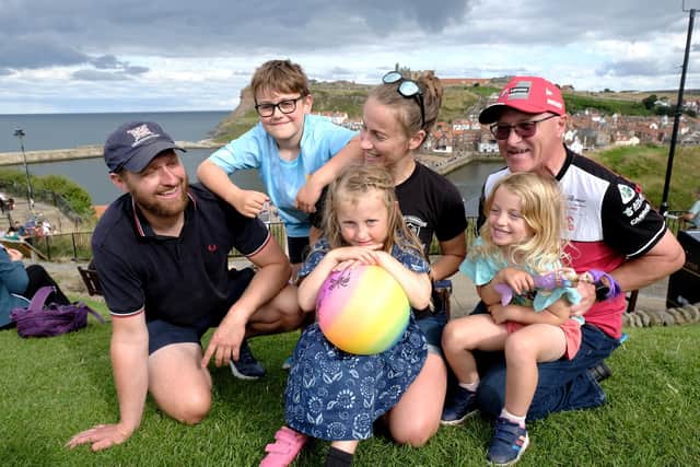 The Wilson family have a great day at Whitby Regatta.
picture: Richard Ponter