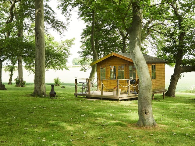 More quirky accommodation on the site fringing the Wolds and also close to the coast and resorts.