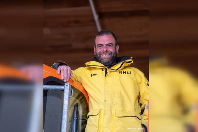 Volunteer crew Pete Sanderson has now passed out as an ALB afloat mechanic. Photo courtesy of RNLI/Mike Milner.