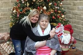 Residents from across Humber and North Yorkshire visited Parliament on No Smoking Day to tell their stories about the impact of smoking on their lives. Gillian Cunningham and her mum.