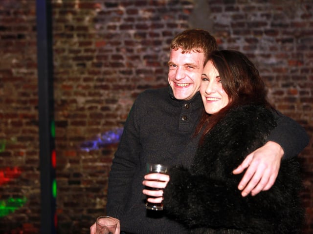 Work Colleagues Tom and Hayley loving Scarborough's night life.