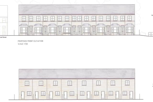An artist's impression of what the new homes could look like.