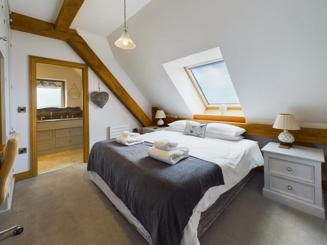 A double bedroom with en suite bathroom.