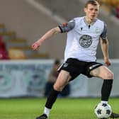 Nick Hutton in action during Boro's NRCFA Senior Cup final win earlier this year. PHOTO BY VIKING PHOTOGRAPHY YORK