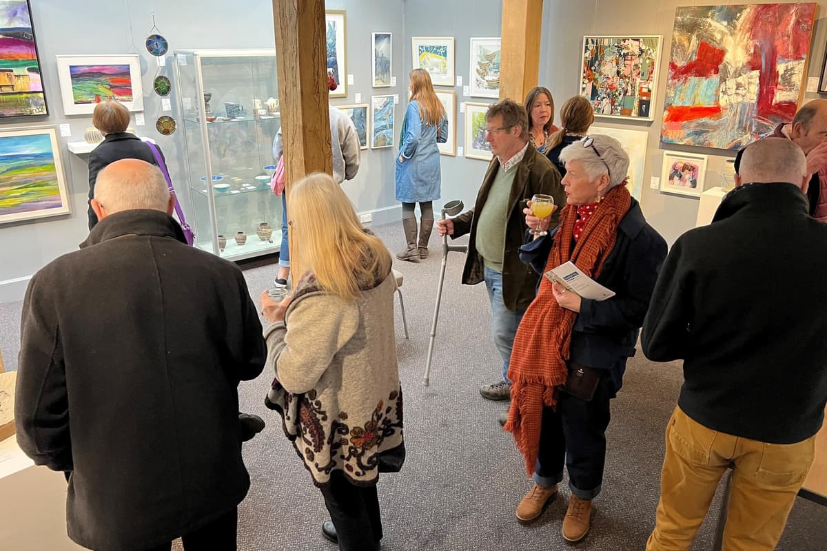 Spring exhibition for North Yorkshire Open Studio Artists at Danby's Inspired by ... Gallery 