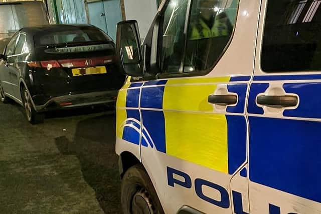 The car was seized on Durham Place