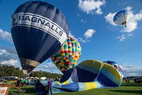 Yorkshire Balloon Fiesta, on the Knavesmire, York.