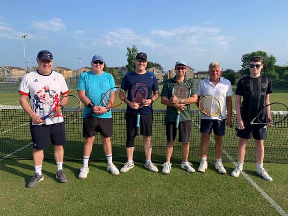 Hackness and Scarborough Tennis Club Men's D team claimed a Driffield victory