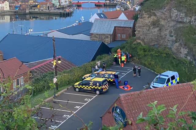 The rescue efforts were co-ordinated from a car park on the Khyber Pass - Image: Jon Stokoe
