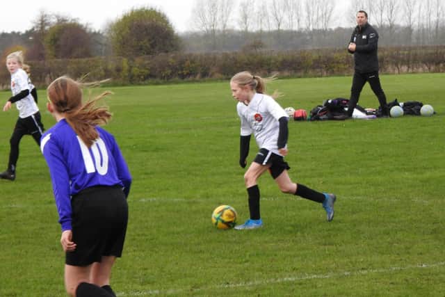 Scarborough Ladies FC U12s Whites battled back for a 2-2 draw at Bishopthorpe