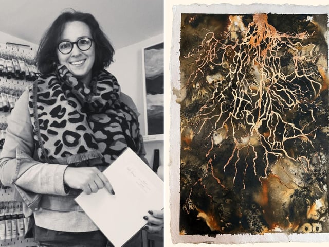 Kate studied Fine Art at university and is currently undertaking an MFA exploring process, materiality, and the relationship between people and place. Informed in particular by her surroundings, the transience of nature and seasons. Drawing on foraged materials and expansive northern landscapes, her pieces capture the quiet moments, and subtle rhythms of life, evoking emotion and reflection. Kate has exhibited in the UK and internationally and continues to evolve her practice through ongoing experimentation with presence, impermanence, and the ways natural materials carry memory and meaning.