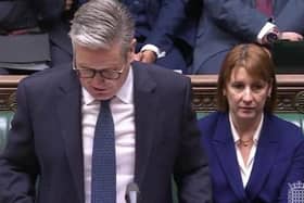 Prime Minister Keir Starmer responds to a question in Parliament about Whitby InterActive.