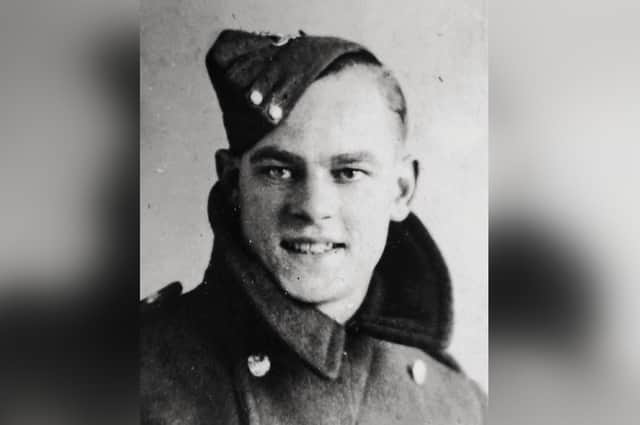 Gunner Robert Watmore, who died in Whitby during World War 2 aged just 19.