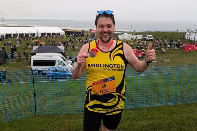 Brid Road Runner Ed Husband at the Great North Run