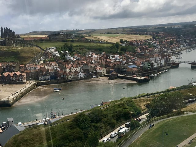 A lovely view of Whitby from the observation wheel. Photo by Stephen Monk.