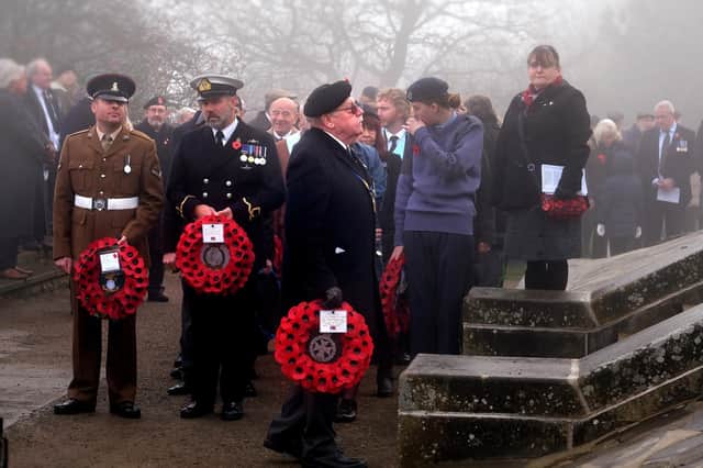 The Remembrance Service at Olivers Mount