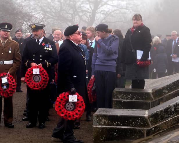 The Remembrance Service at Olivers Mount