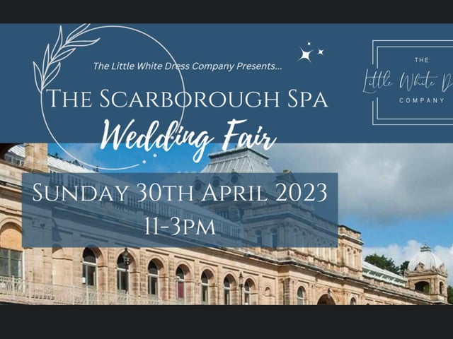 On Sunday April 30, The Little White Dress Company presents the Wedding Fair at Scarborough Spa. The event runs from 11am until 3pm, and you can expect bridalwear, photographers, cake makers, event styling and more, and the day will include a range of entertainment and fashion shows.