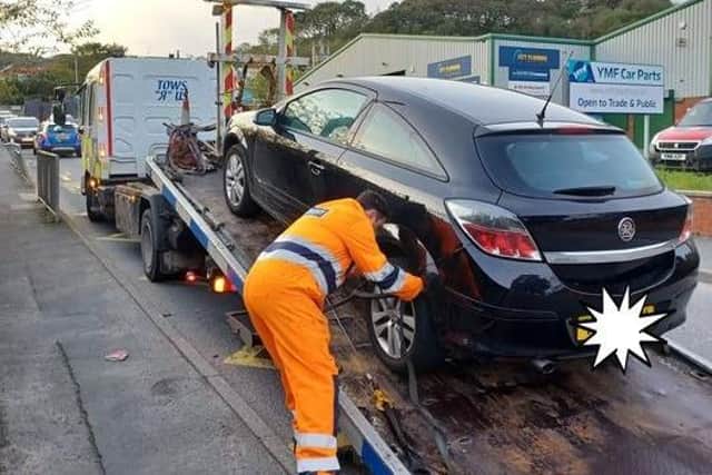 North Yorkshire Police have seized this car.