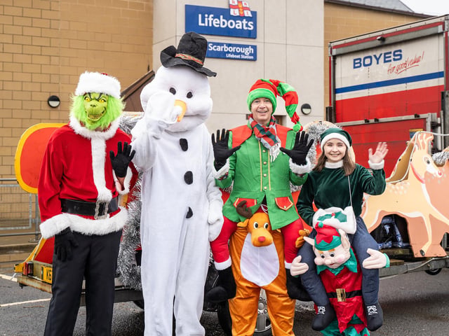 Just some of Santa's special helpers.