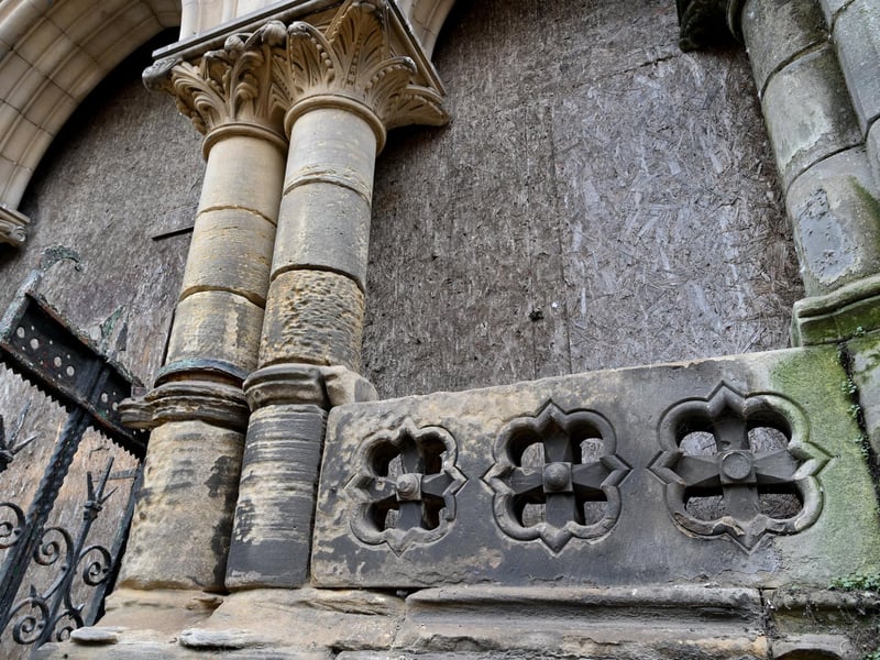 The beautiful stonework