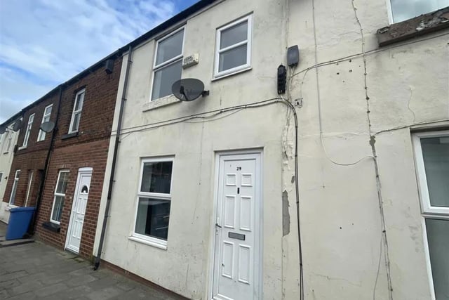 This two bedroom, one bathroom terraced home is for sale with Ellis Hay for £127,500.