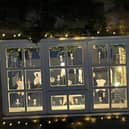 Over 25 Hinderwell residents are taking part in the Christmas community project to create a real-life Advent calendar, illuminating a new window display each evening throughout December.