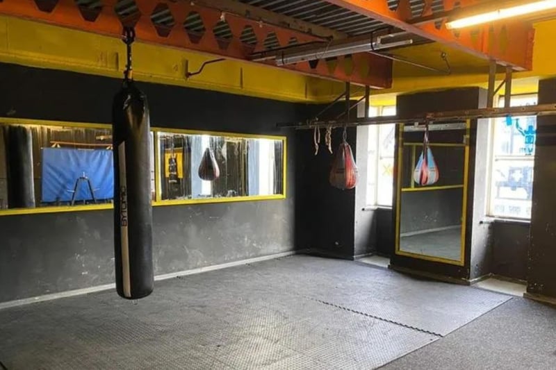 The entrance leads to the main gym suite consisting of cardio area, weightlifting stations. Through the main gym is the boxing area with soft foam flooring.