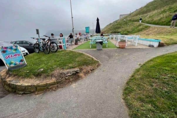 Scarborough's Watermark Cafe, current seating area. photo from planning documents.