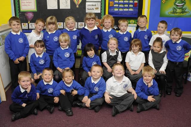 Hilderthorpe Primary School new starters in 2009 - Dolphin Class. PA0939-1a
