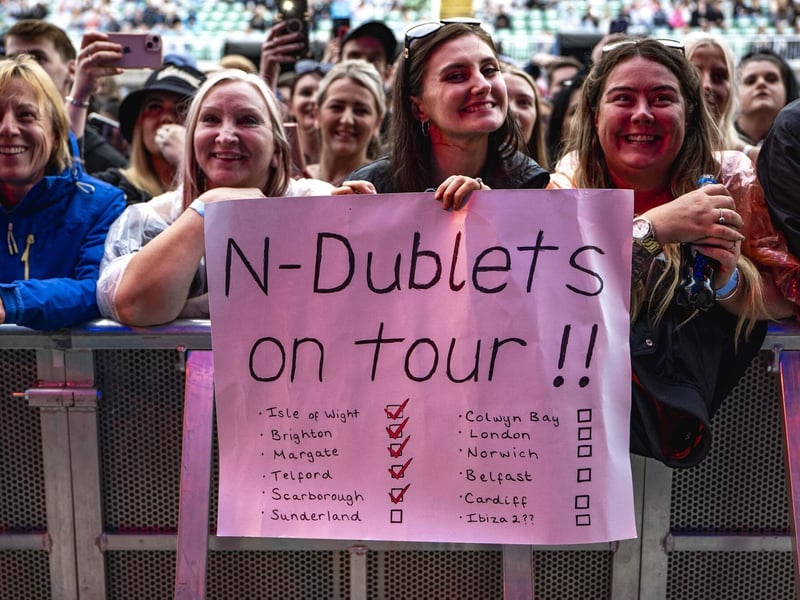 The 'N-Dublets' tick Scarborough off their tour itinerary.