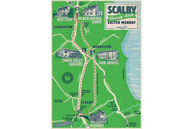 Map of the route
