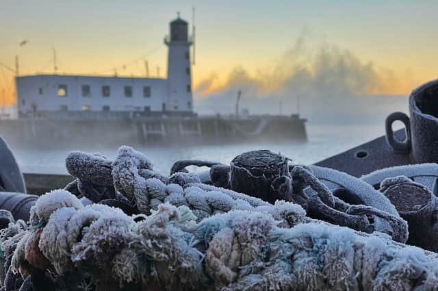 Maaike Karremans captures this stunning picture of morning frost at Vincent Pier.