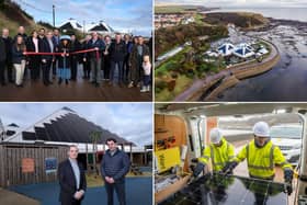The unveiling of the new hi-tech solar panels on the roof of SEA LIFE Centre.