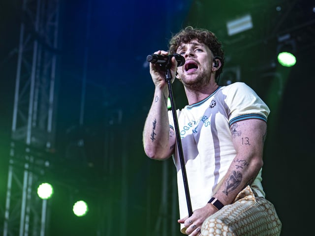 Tom Grennan belted out his indie-pop tunes for his 8,000 adoring fans.