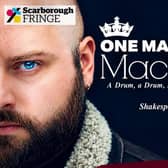 ONE MAN Macbeth will be performed at Burniston Village Hall on Friday, October 31, and Saturday, November 1.