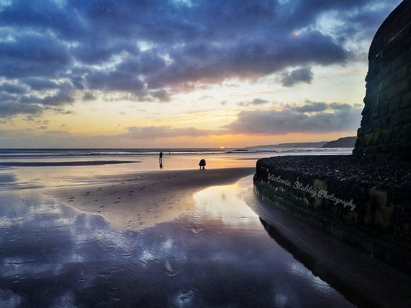 Very striking and dramatic view of South Bay in Scarborough.