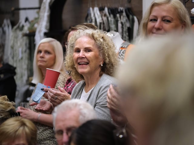 The audience enjoying the event