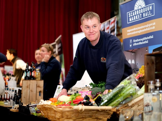 All Seasons Fruit and Veg representing the Market Hall at the exhibition.