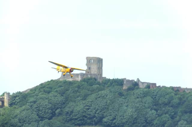 John Carrick captures this fabulous Flypast at the castle.