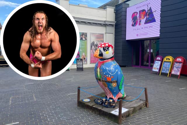Megaslam Wrestling will be coming to Bridlington Spa throughout July and August. Photo: Claudia Bowes/ Megaslam Wrestling