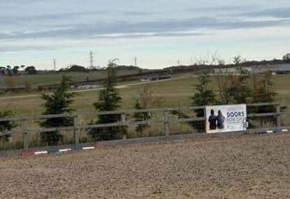 Eastgate Farm House - looking over the proposed site towards the solar farm.