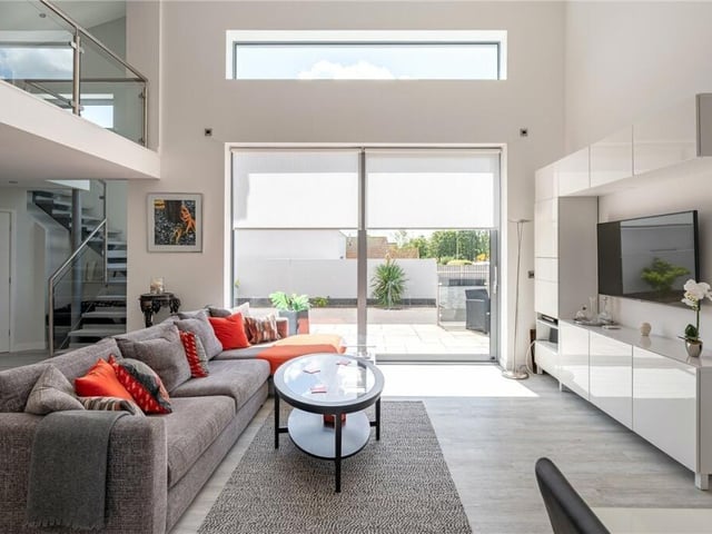 The ground floor arrangement opens to an outdoor patio, so ideal for the summer.