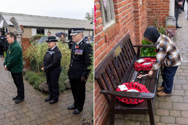 The ceremony recognised police officers of North Yorkshire Police’s historical constabularies who gave their lives during the two world wars.
