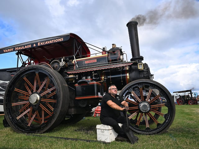 Glen Wardle takes a break.
