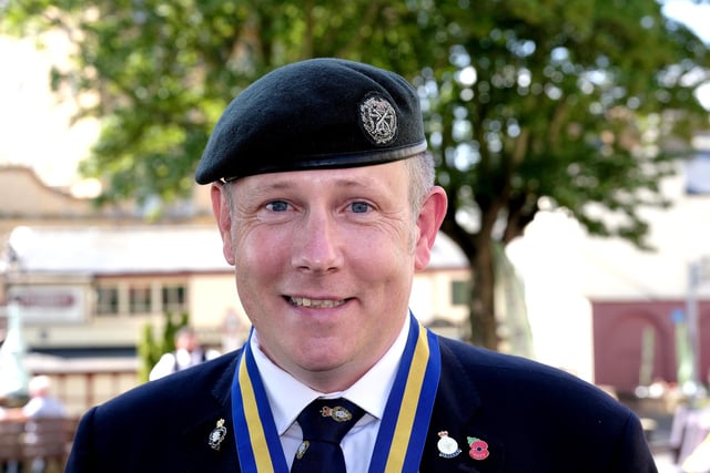 Matt O'Brien chair of the Scarborough branch of the Royal British Legion