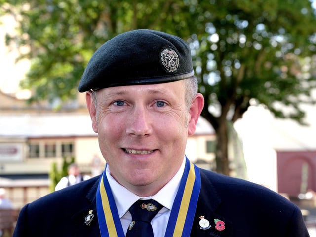 Matt O'Brien chair of the Scarborough branch of the Royal British Legion