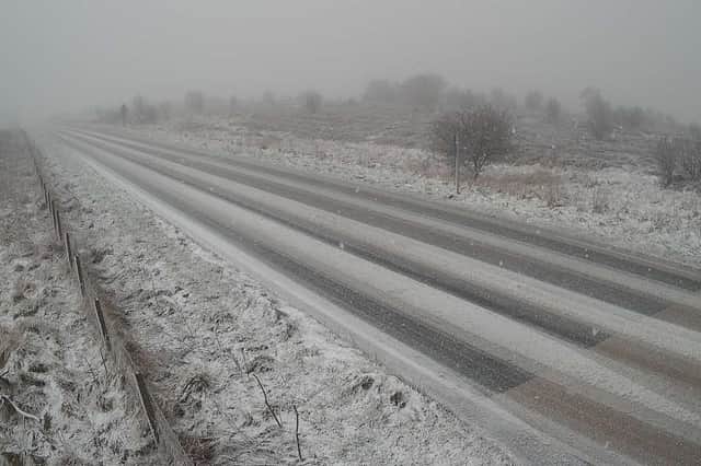 Snow has blanketed the North York Moors and could be on its way to the coast. Photo courtesy of NYC.